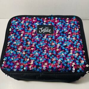 Justice bling sequins lunch bag